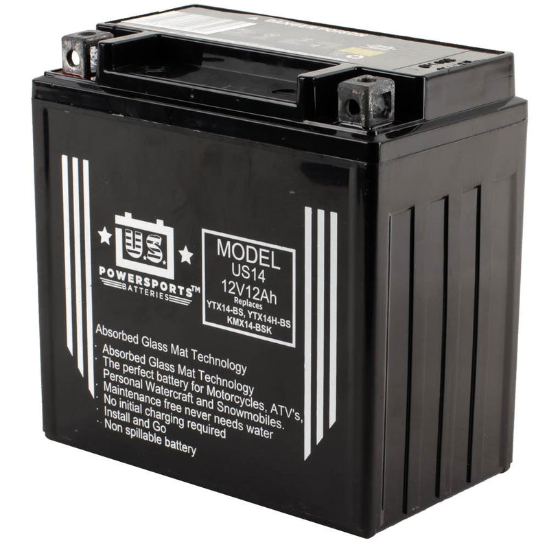 USPS AGM BATTERY US14-BS   YTX14-BS  *4