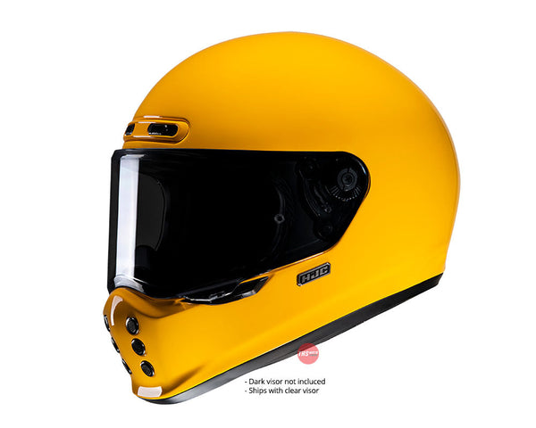 HJC V10 Medium Deep Yellow Helmet Road 58cm