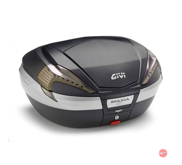 Givi Monokey Top Box 56LT Maxia 4 Black/carbon Insert Tech Reflectors V56NNT