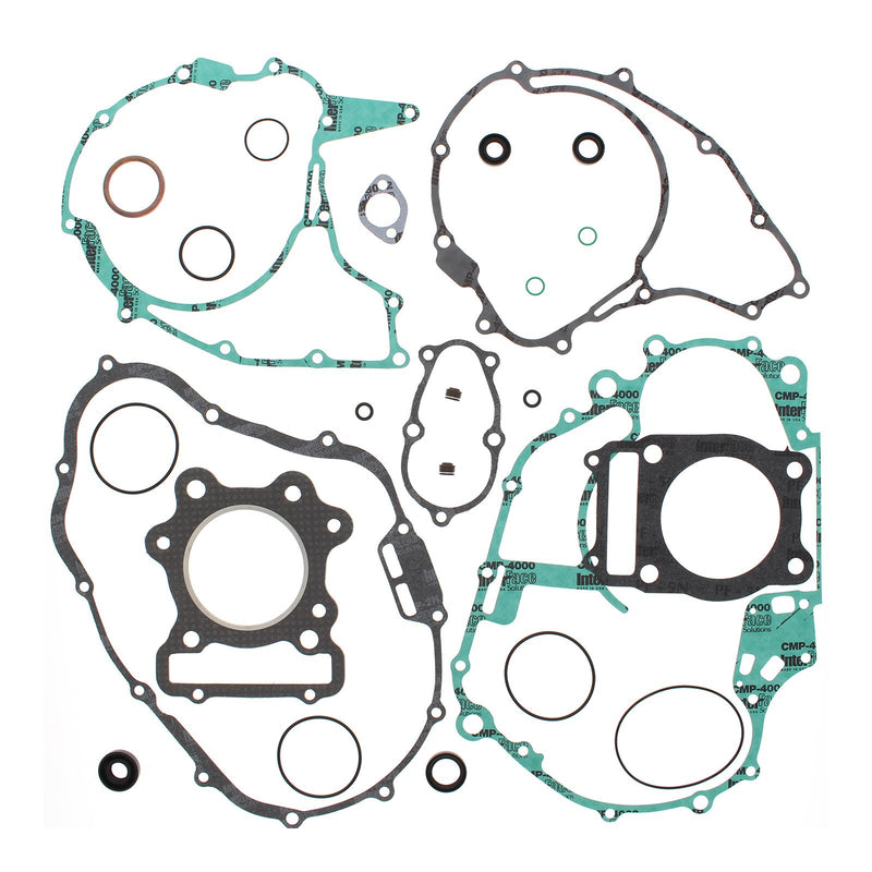 VERTEX COMPLETE GASKET SET W/ OIL SEALS HON TRX300 88-00 OB