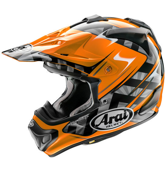 Arai VX-PRO 4 SCOOP Black/Orange Off Road Helmet Size Large 59cm 60cm