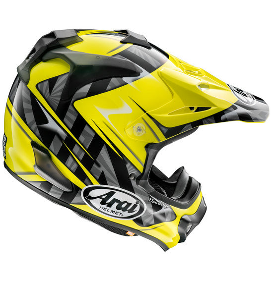 Arai VX-PRO 4 SCOOP Black/Yellow Size Large 59cm 60cm Off Road Helmet
