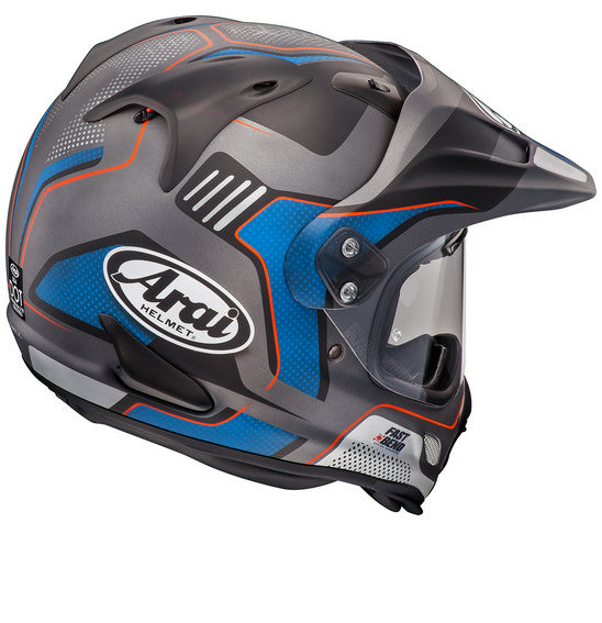 Arai XD-4 VISION Grey/Blue/Black Size Large 59cm 60cm Adventure Helmet