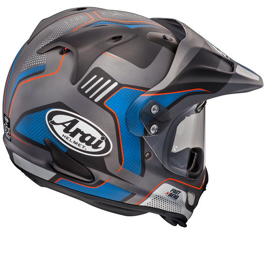 Arai XD-4 VISION Grey/Blue/Black Size Medium 57cm 58cm Adventure Helmet