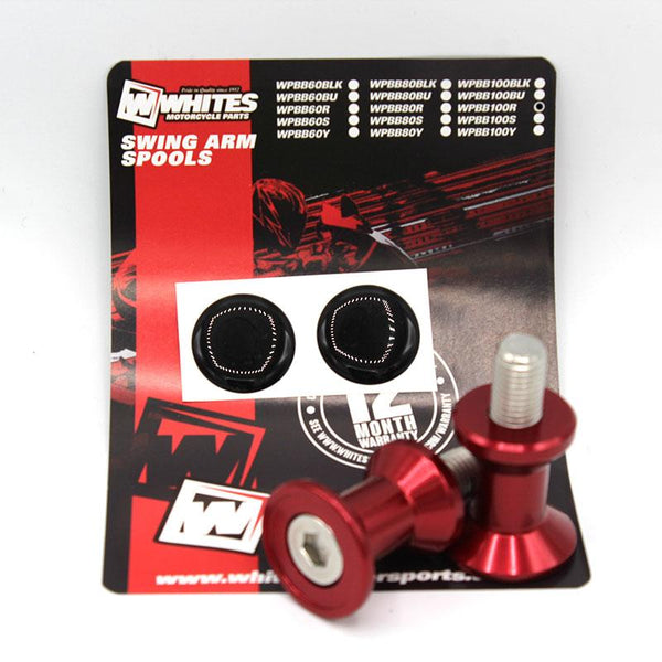 Whites Swing Arm Spools - Alloy M10 Red BB-100R