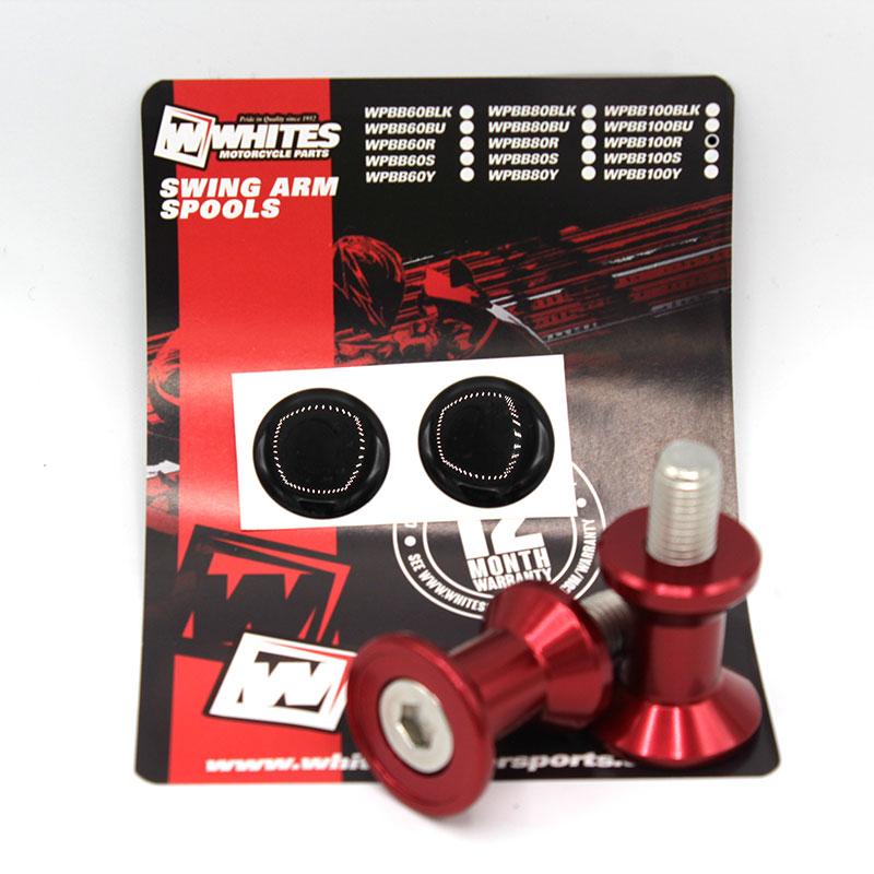 Whites Swing Arm Spools - Alloy M10 Red BB-100R