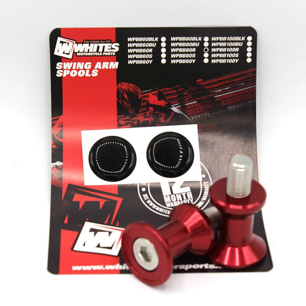 Whites Swing Arm Spools - Alloy M8 Red BB-80R