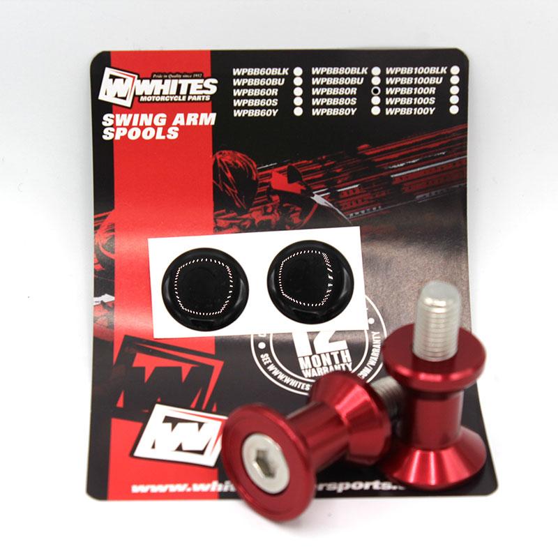Whites Swing Arm Spools - Alloy M8 Red BB-80R