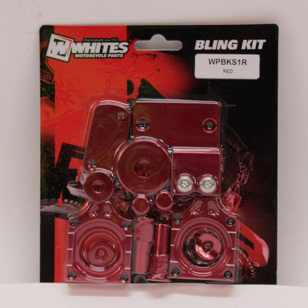 Whites Bling Kit BKS1 Red Suzuki RMZ250/450 07-16