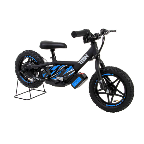 Vici Titan 12IN Electric Balance Bike - Black blue