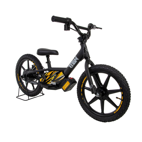 Vici Titan 16IN Electric Balance Bike - Black orange