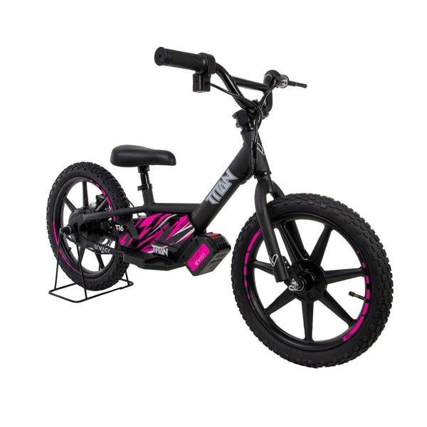 Vici Titan 16IN Electric Balance Bike - Black pink