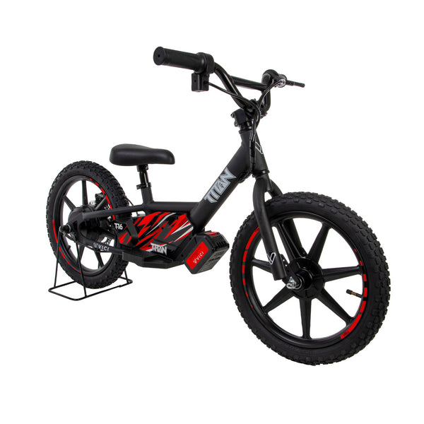 Vici Titan 16IN Electric Balance Bike - Black red