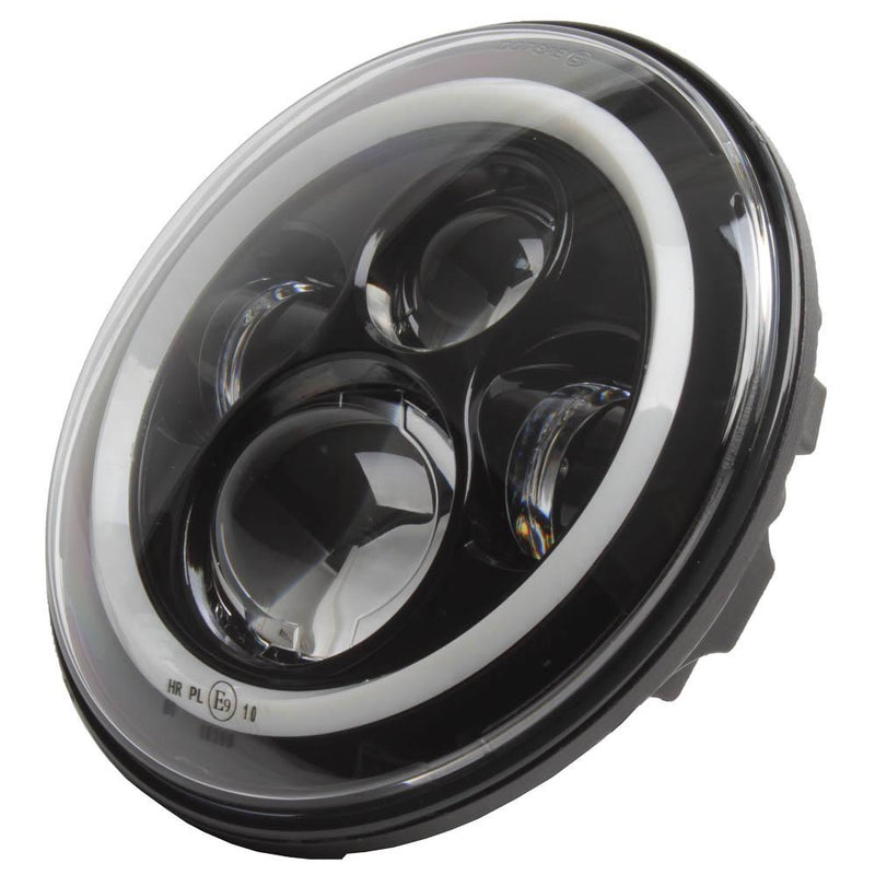 Whites Led Headlight Insert 7" With H4 Plug , E-mark