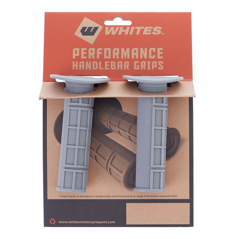 WHITES MX HALF WAFFLE GRIP - GRY