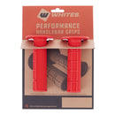 WHITES MX HALF WAFFLE GRIP - RED
