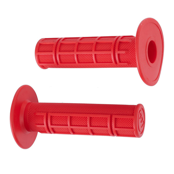 WHITES MX HALF WAFFLE GRIP - RED