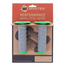 WHITES MX LARGE DIAMOND GRIP - GRY/ GRN