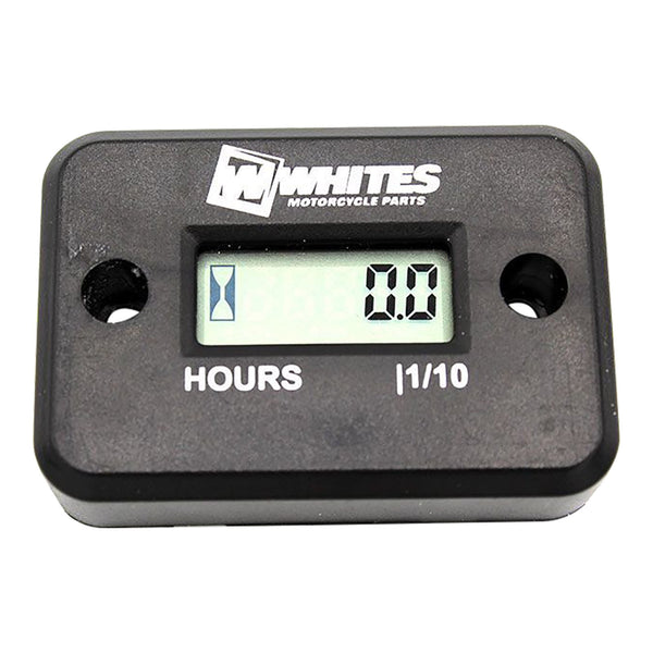 Whites Hour Meter - Black