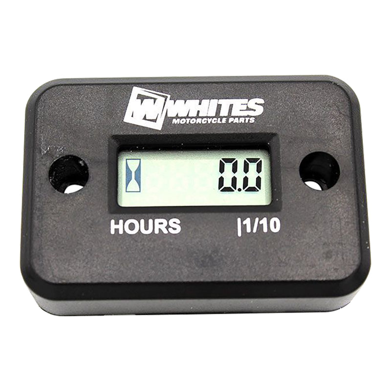 Whites Hour Meter - Black