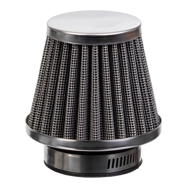 Whites Motorcycle Parts Pod Type Power Filter - Chrome End Cap 42MM I.d