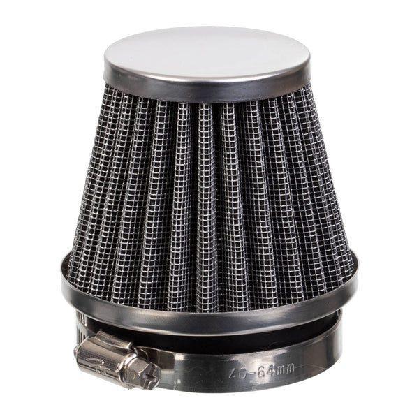 Whites Motorcycle Parts Pod Type Power Filter - Chrome End Cap 54MM I.d