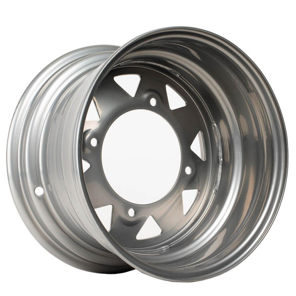 Whites Atv Steel Rim 8 Spoke 12 X 7 Frnt & Rear 4/156 4+3 Pol