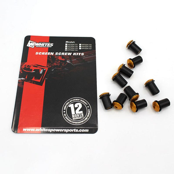 Whites Alloy Screen Screw Kit Yel Ssk 154