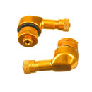 Whites 90 Degree Alloy Valves 8.3MM (euro/yam) - Gld (pair)