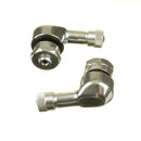Whites 90 Degree Alloy Valves 8.3MM (euro/yam) - Sil (pair)