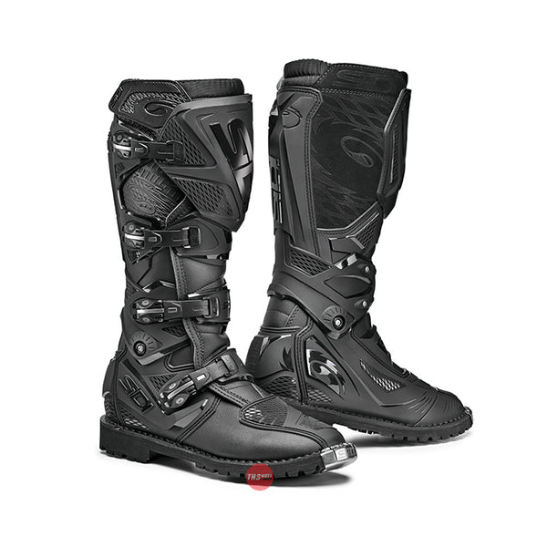 Sidi X 3 Enduro Total Black Motorcycle Boots Size EU 44