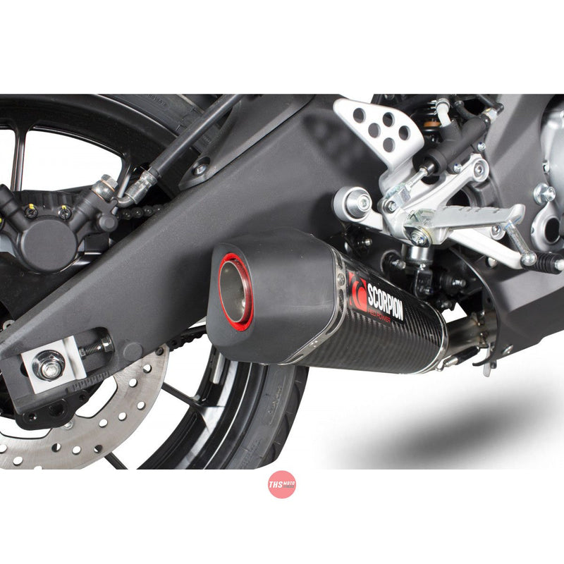 Yamaha YZF R 125 14-18 2014-2018 Exhaust Full System Serket Taper Carbon Fibre