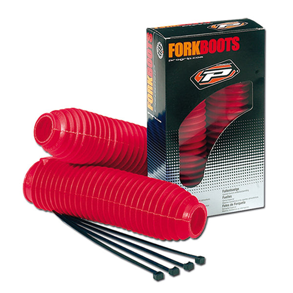 Progrip Long Fork Boots Red 45mm DIAx63mmDIAx300mm