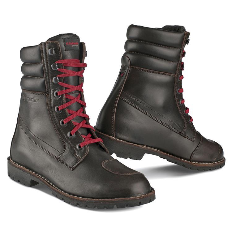 Stylmartin Yu'Rok Brown Road Boots Size EU 46