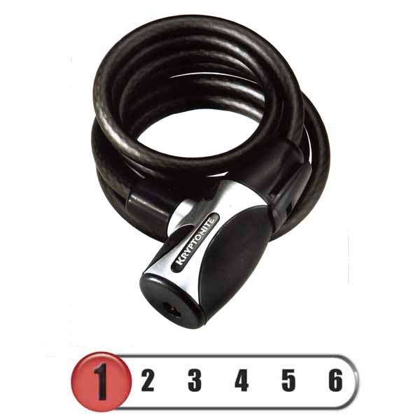 Kryptonite Kryptoflex 1018 Key Cable