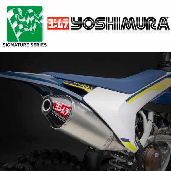 YM-264610D320 - Yoshimura Signature Series RS-4 full system (stainless/aluminium/carbon fibre) for 2016-2018 KTM 450SX-F, 2017-2018 450XC-F and 2016/2018 Husqvarna FC450, 2017-2018 FX450