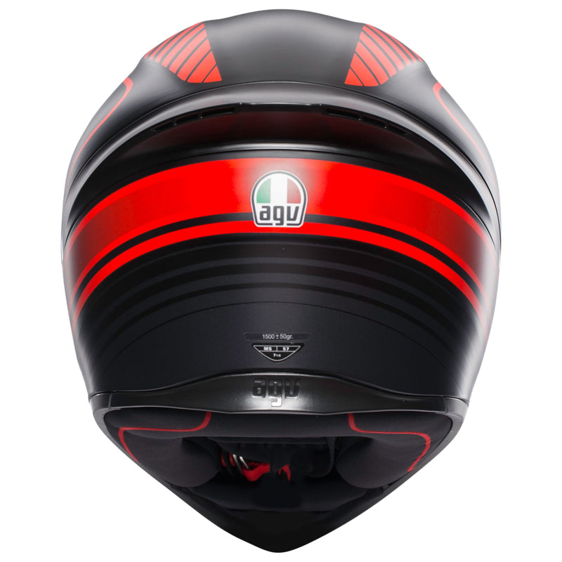 AGV K1 Warmup Black Red 60 L Large Helmet