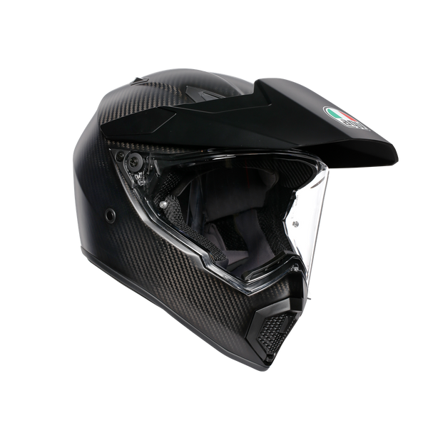 AGV AX9 Matt Carbon 57 MS Medium Small Black Helmet
