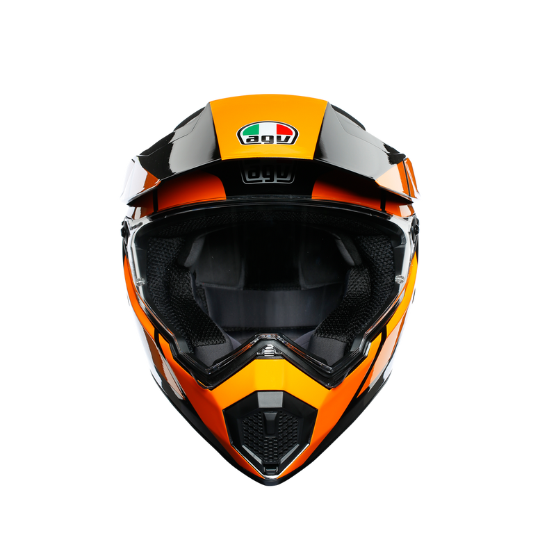 AGV AX9 Trail Gunmetal Orange 62 XL Extra Large Helmet