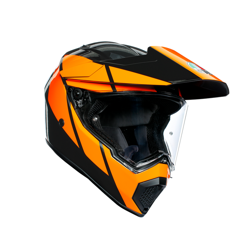 AGV AX9 Trail Gunmetal Orange 56 S Small Helmet