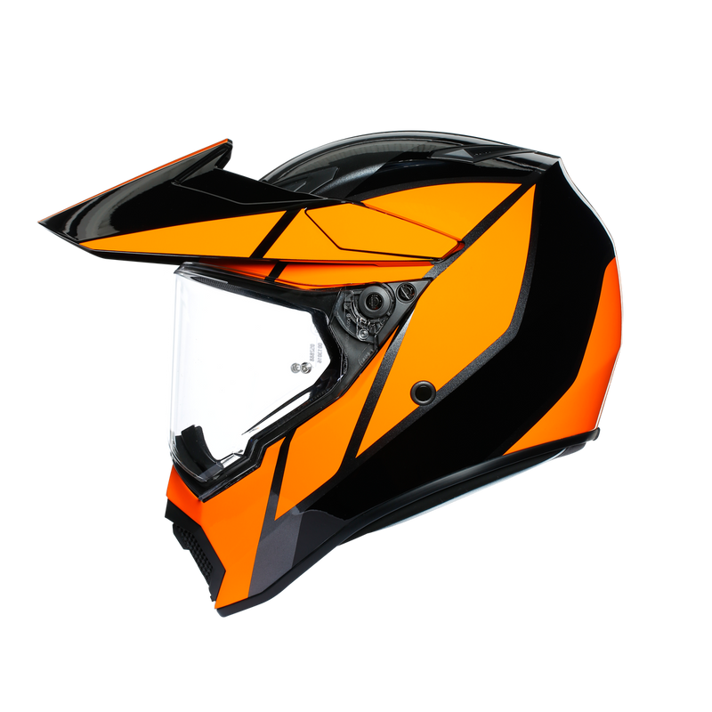 AGV AX9 Trail Gunmetal Orange 56 S Small Helmet