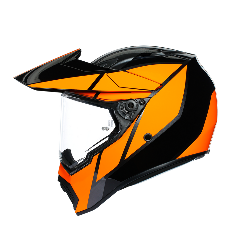 AGV AX9 Trail Gunmetal Orange 58 ML Medium Large Helmet