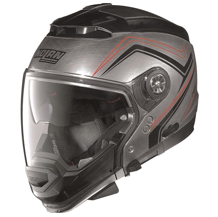 Nolan N44 Open Face Full Face Helmet Chrome XL Extra Large 62cm