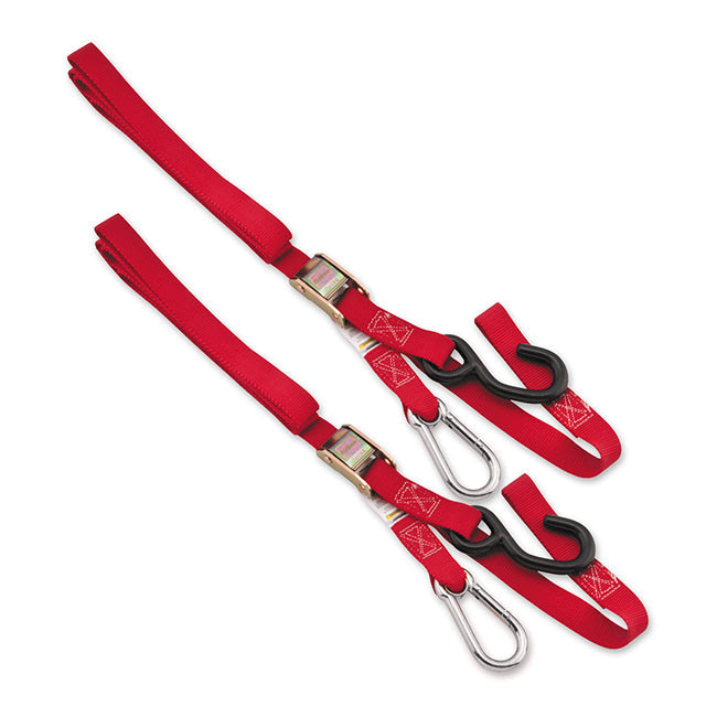 Tech 7 38mm Tie Down Red With Carabiner End Tech7