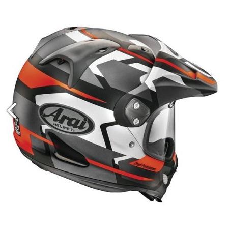 Arai XD-4 Adventure Helmet Depart Grey Red Large 59cm 60cm