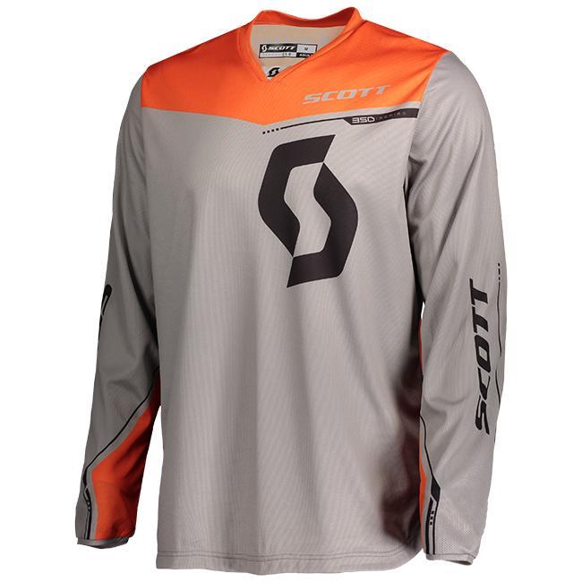 Scott Jersey 350 Dirt Grey Orange 2020 Youth XL