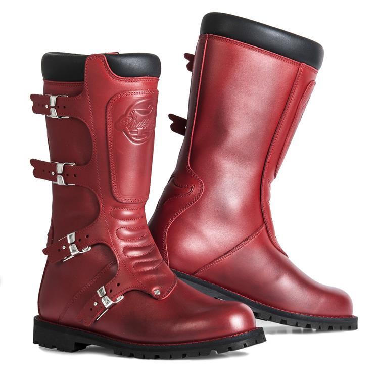 Stylmartin Continental Red Boots Size EU 45