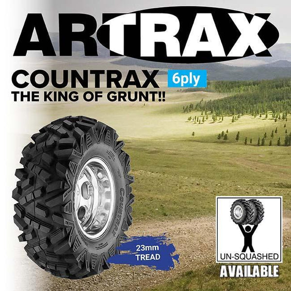 Artrax Countrax 6ply Tyre 25x8-12 AT1301F Countrax- TL ATV Tyres