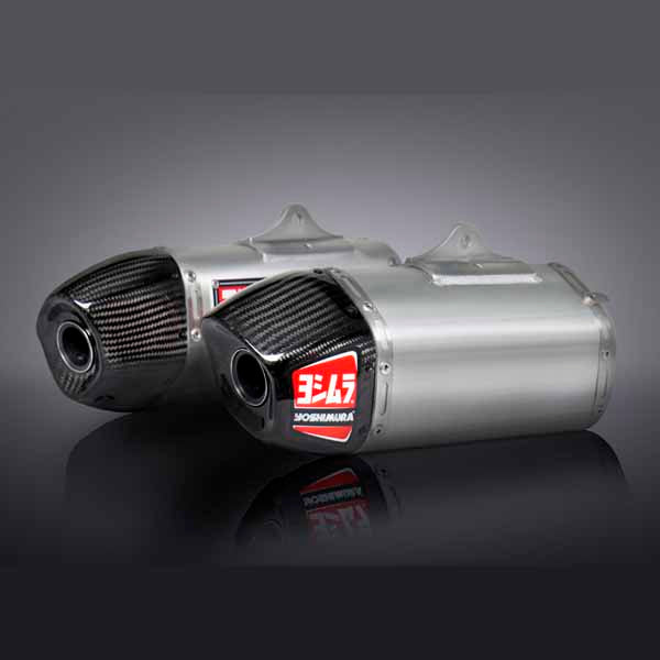 YM-228420H320 - Yoshimura RS-9 Stainless and Aluminium Dual Full System for a Honda 2014-2017 CRF250R