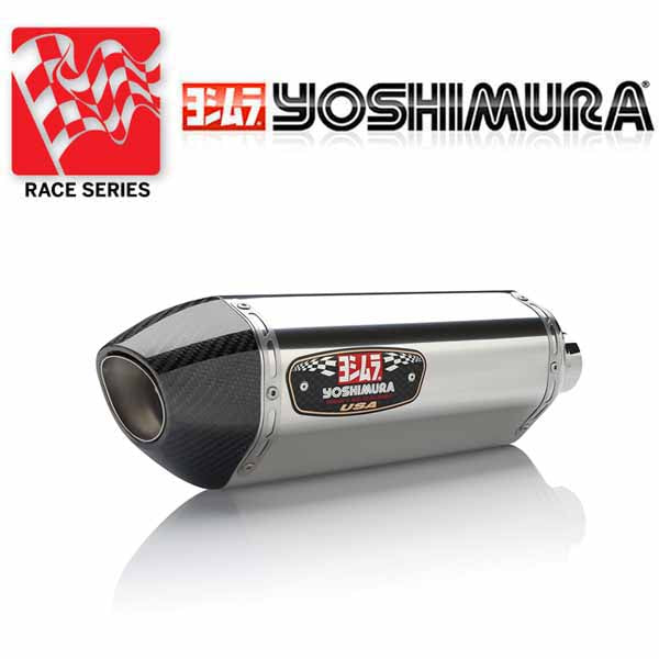 YM-1399000521 - Yoshimura Race Series R-77 stainless/stainless/carbon fibre full system for 2014-2018 Yamaha FZ-09/MT-09/XSR900